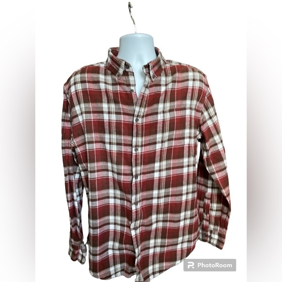Croft and Barrow men’s flannel size L - Picture 1 of 4